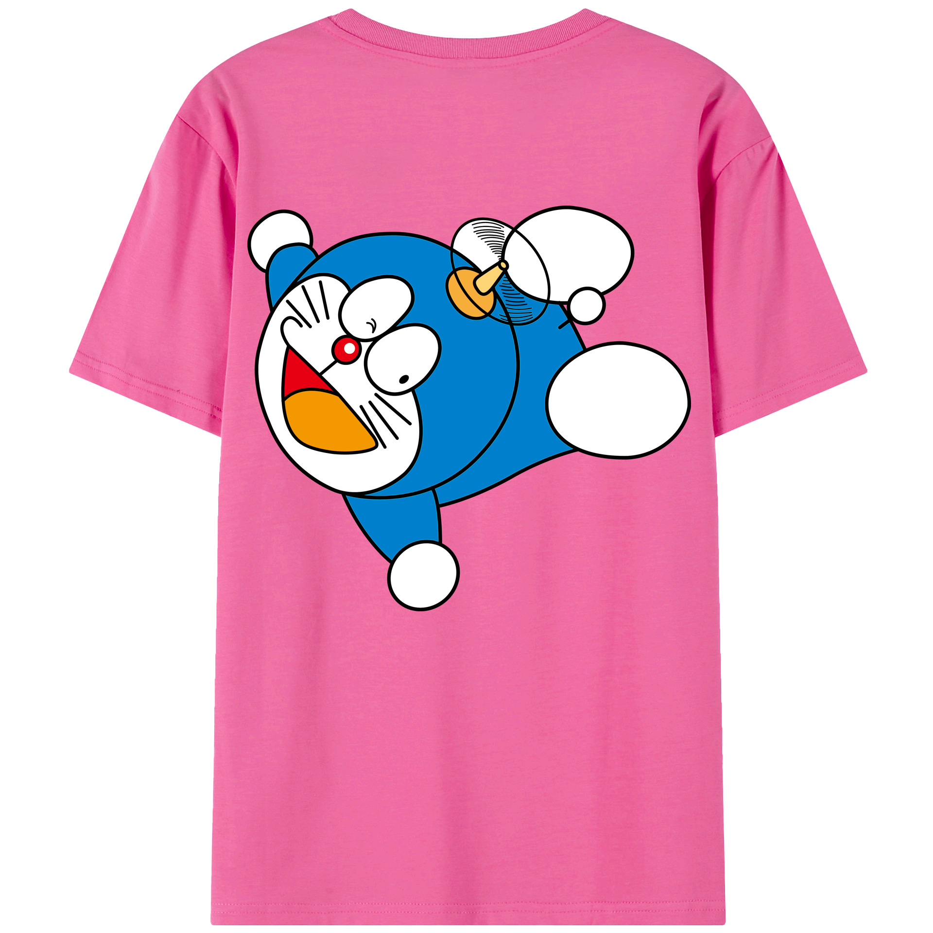 （画像用） ドラえもん Doraemon レディース半袖Tシャツ(バックプリント)